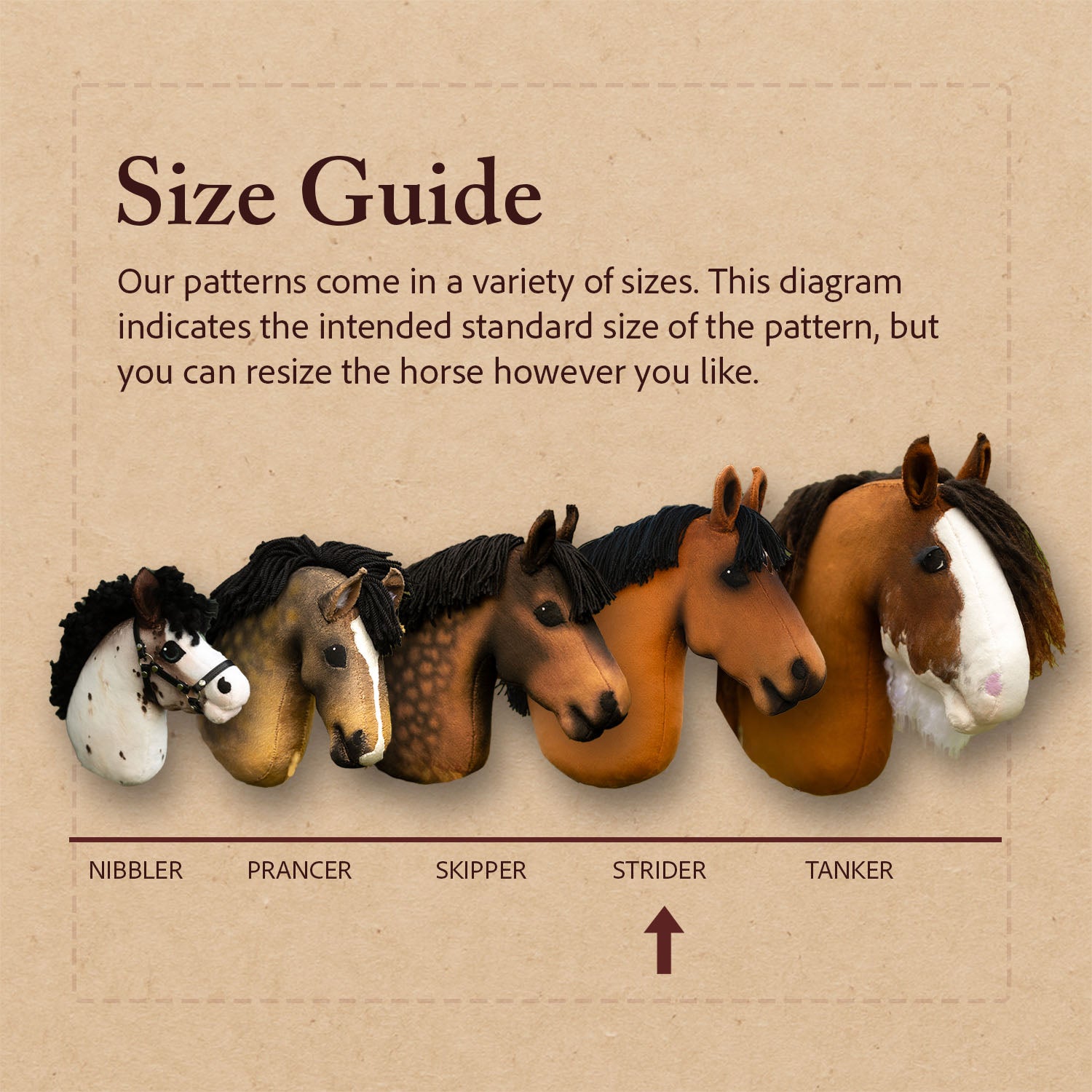 Belgian Warmblood - Hobbyhorse Digital Pattern