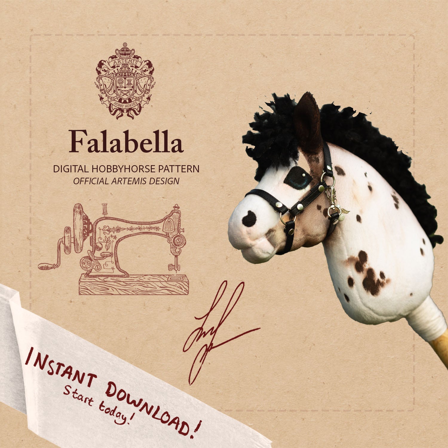 Falabella - Hobbyhorse Digital Pattern
