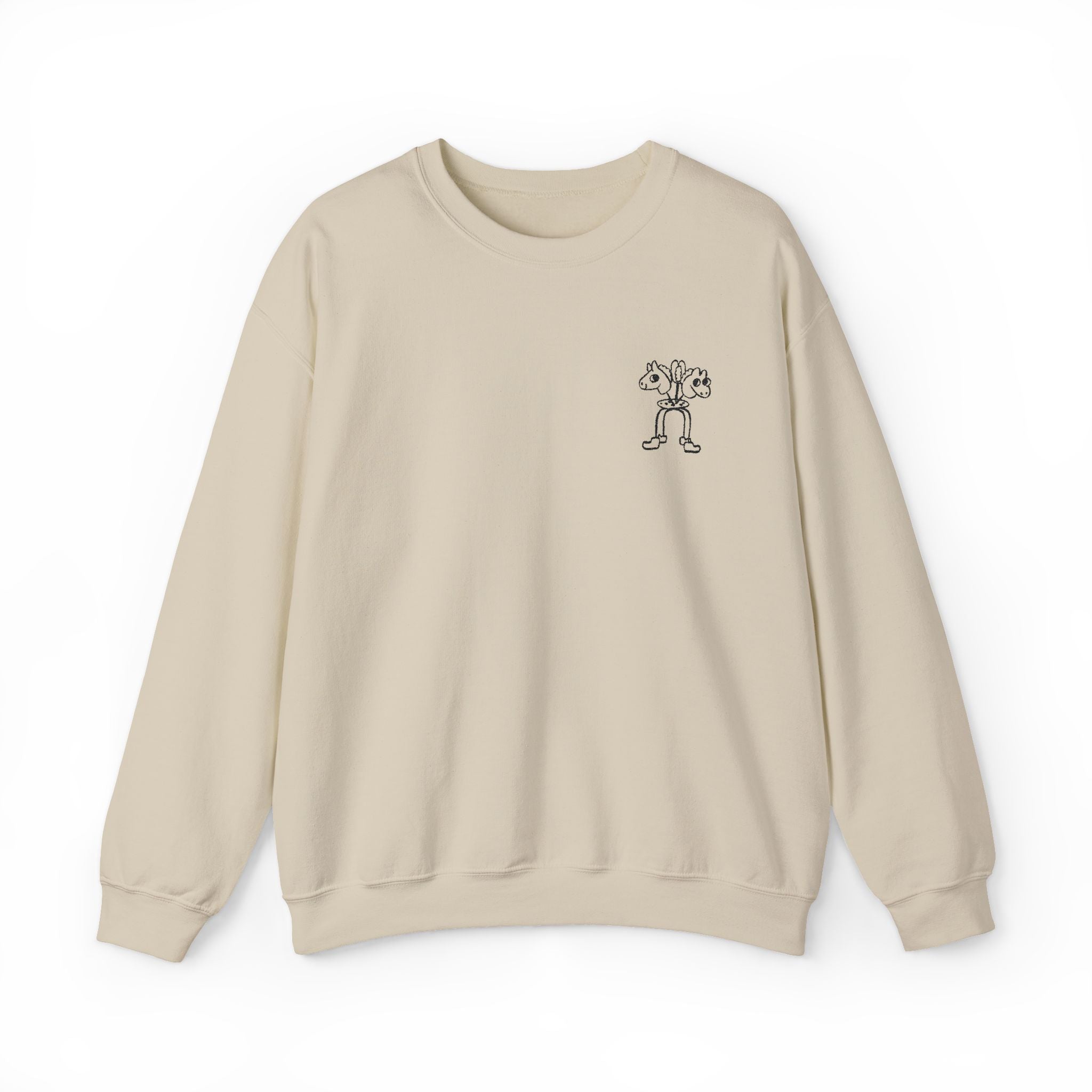 Hobbyhorse Bouquet - Embroidery Sweatshirt