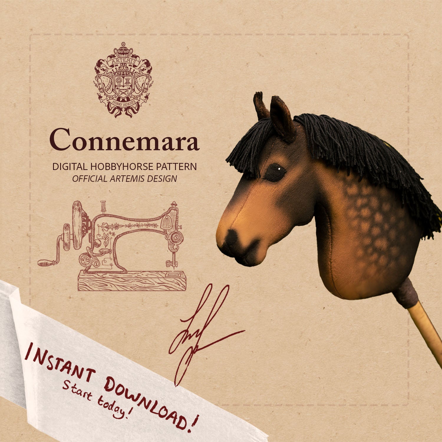 Connemara - Hobbyhorse Digital Pattern