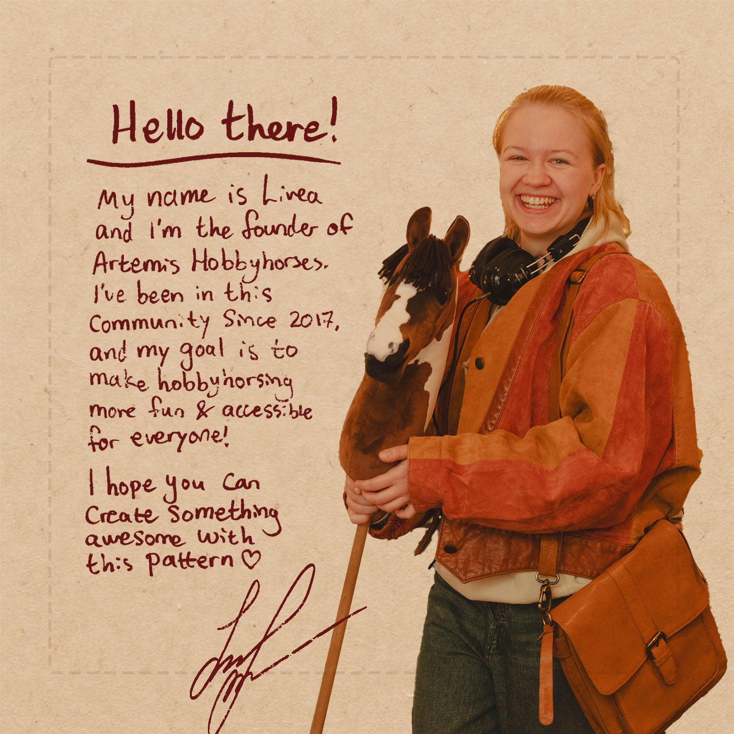 Selle Français - Hobbyhorse Digital Pattern